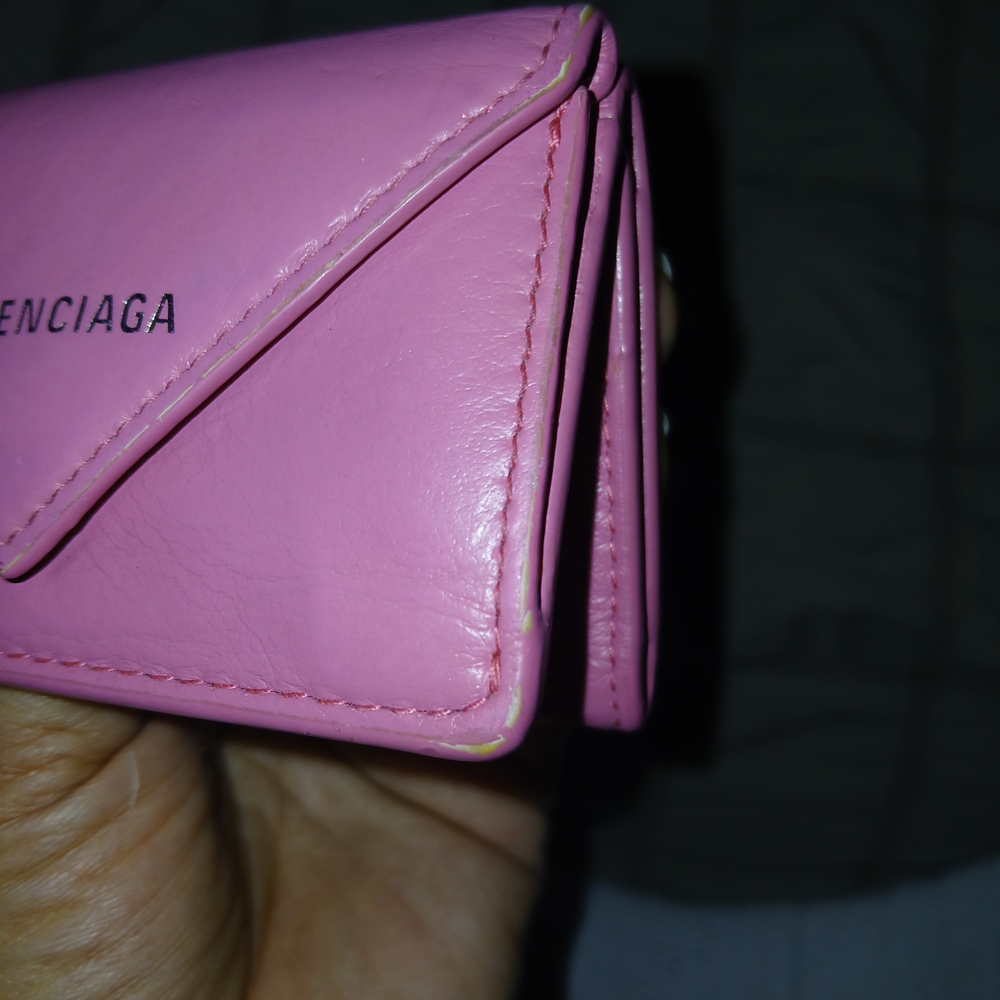 Balenciaga Vibrant Pink Leather Wallet - Picture 12 of 16